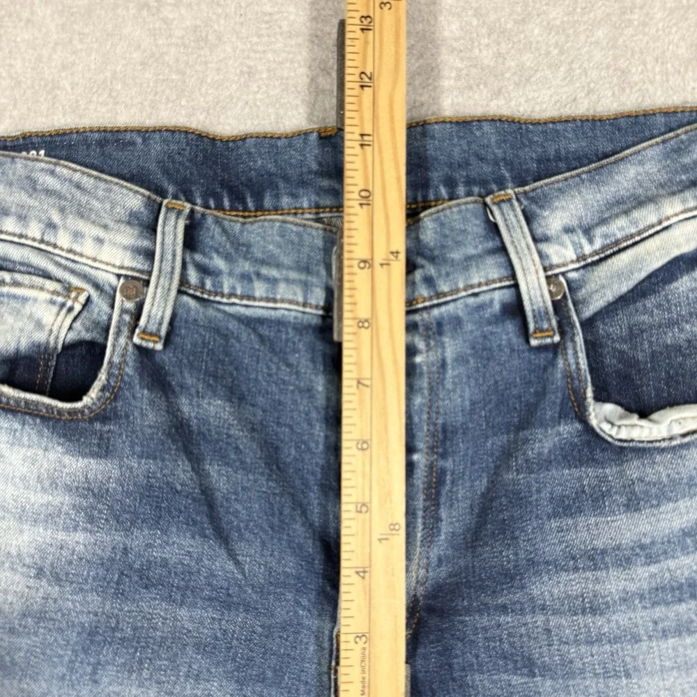 G-Star Raw‎ 3301 Regular Tapered Jeans Mens 32x30 Crazy Wash Stretch Button Fly